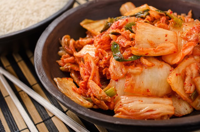 Betennelsesdempende mat fermentert kimchi