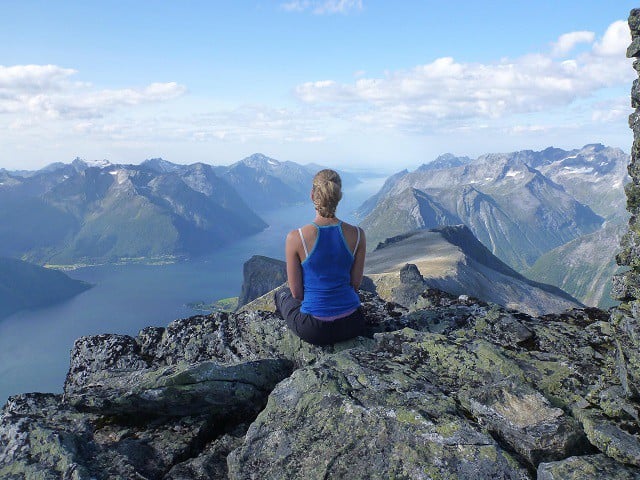 avspenningsøvelser fjelltur therese