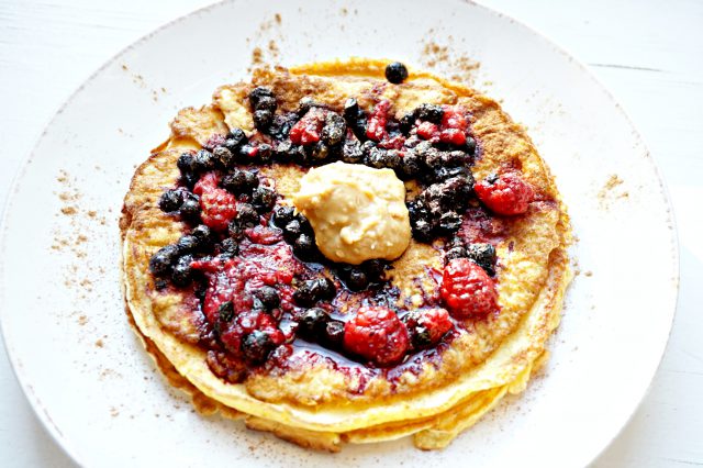 Sunne pannekaker uten sukker, gluten og melk