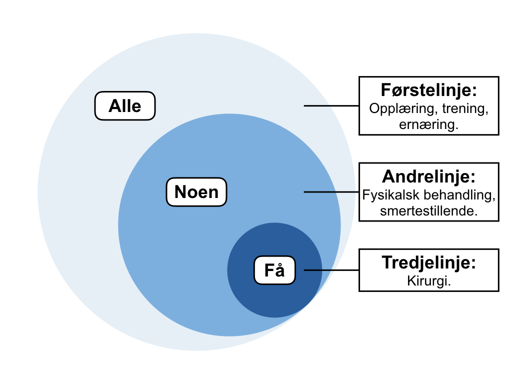 Behandlingsopsjoner for deg med hofteartrose: